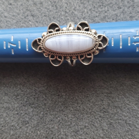 CII Mexico Sterling Blue Lace Agate Set - Picture 6 of 12